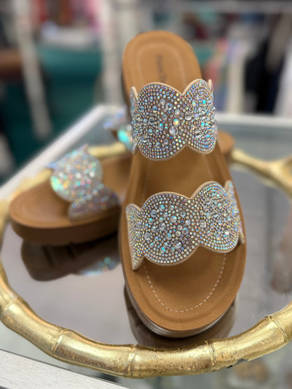 Pierre Dumas Nala Sandals Gold