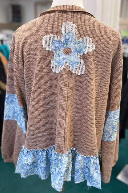 POL Vintage Blooms Top
