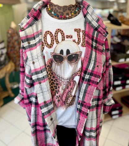 Sage + Fig Bubblegum Pink Plaid Shacked