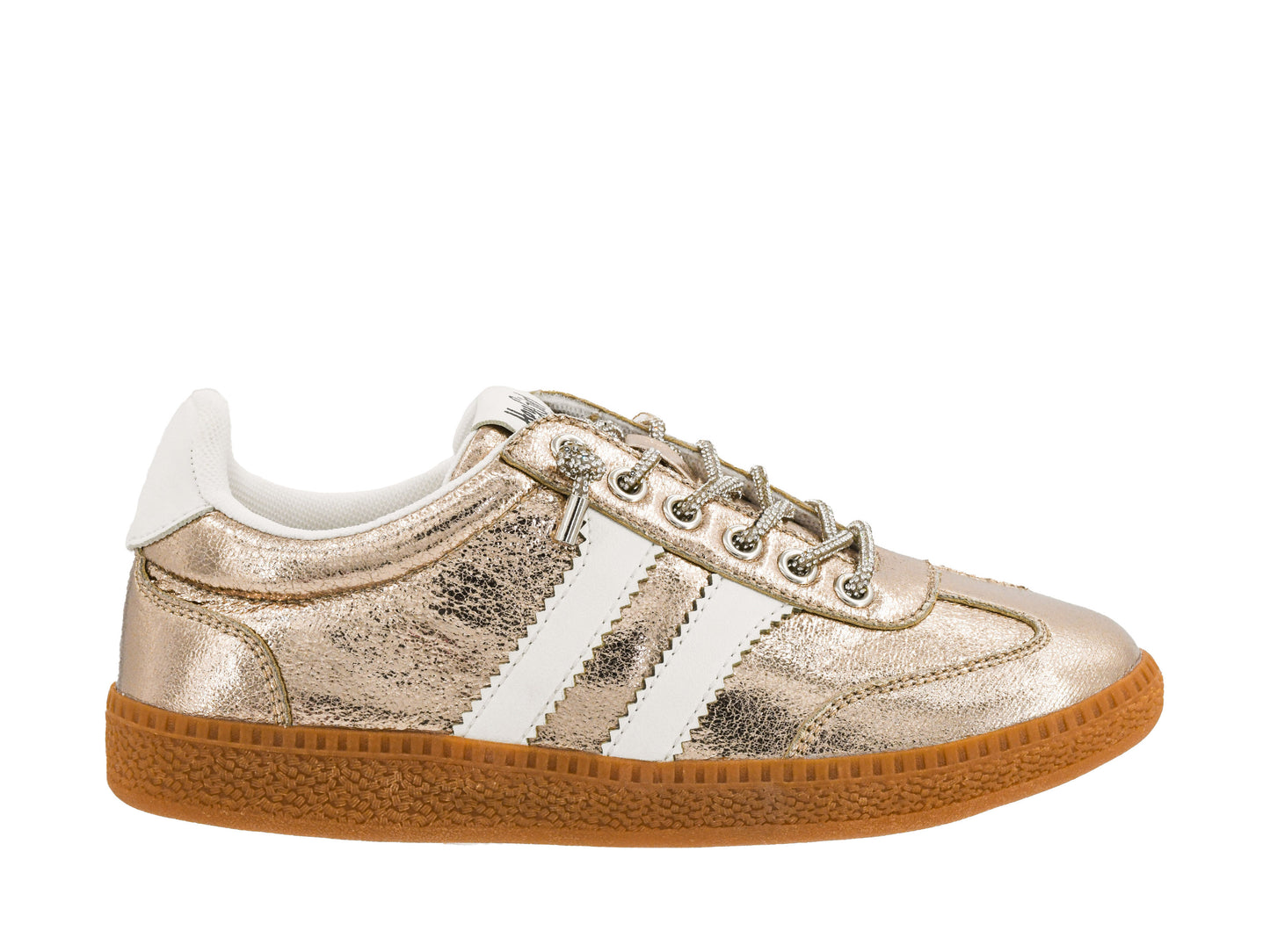 Hey Girl by Corkys Gold Metallic Heads Up Sneakers