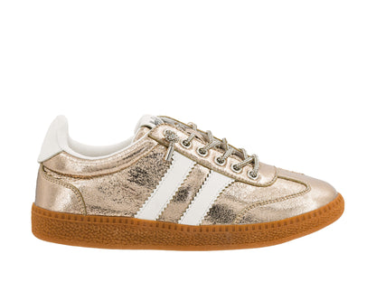 Hey Girl by Corkys Gold Metallic Heads Up Sneakers