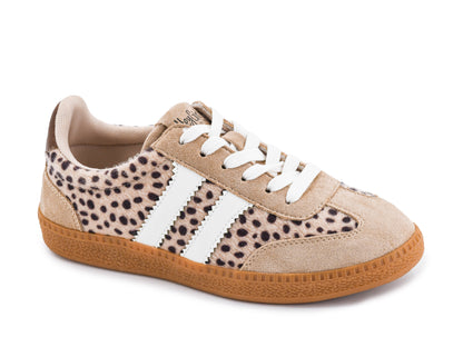 Hey Girl by Corkys Mini Leopard Heads Up Sneakers