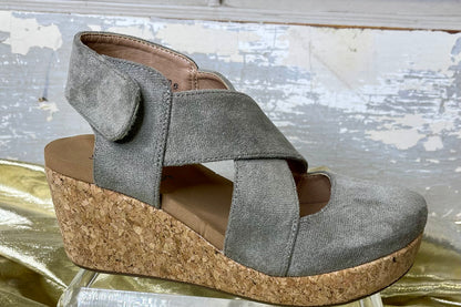 Corky’s Grey Case Closed Sandal