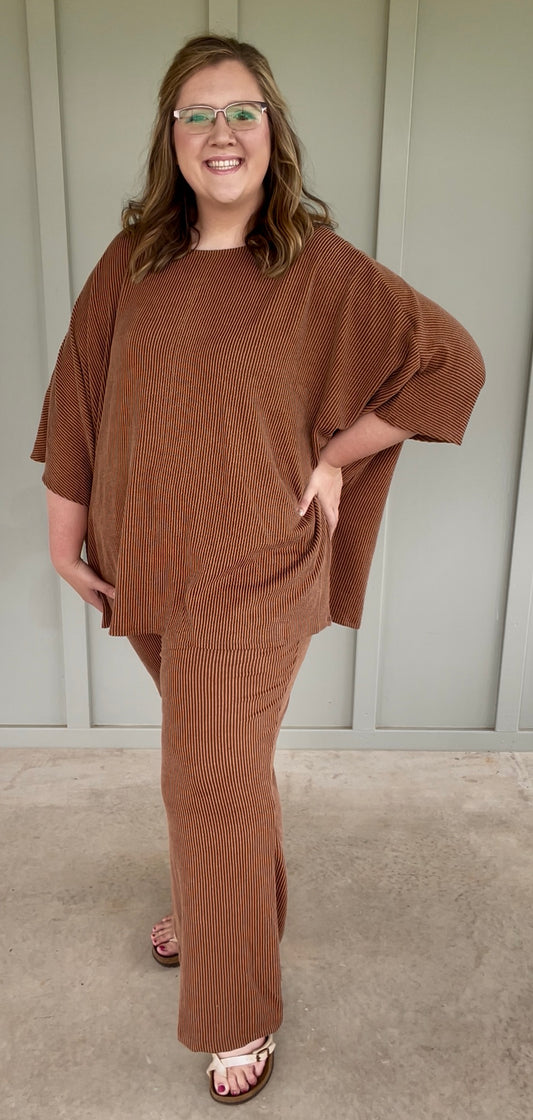 Plus Size Espresso Wanderer Set