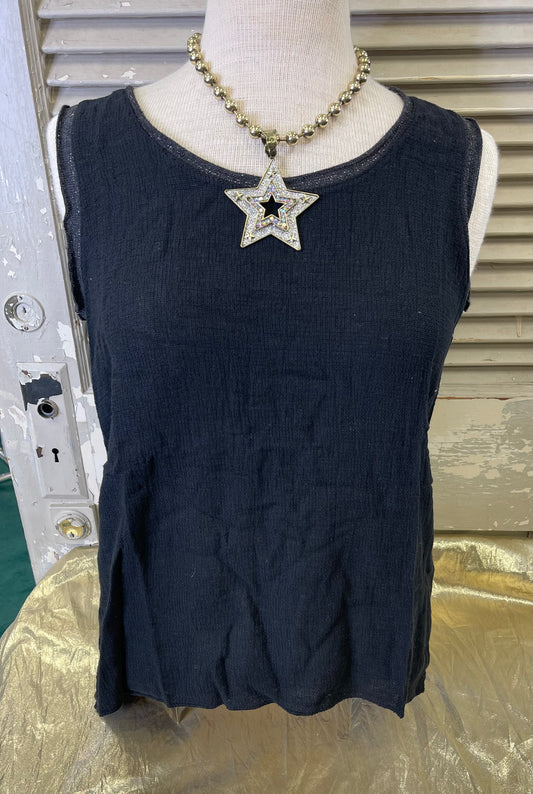 Tempo Paris Linen Tank Top