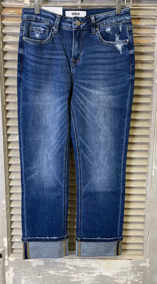 Mica Straight Leg High Rise Jeans