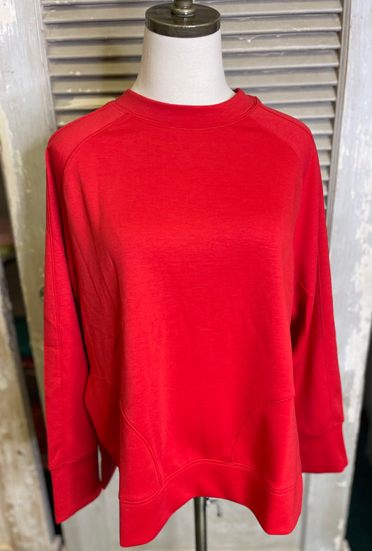 Zenana Luxe Knit Tunic Length Pullover