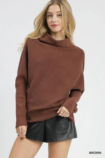 Umgee Cozy Knit Turtleneck Pullover