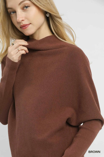 Umgee Cozy Knit Turtleneck Pullover
