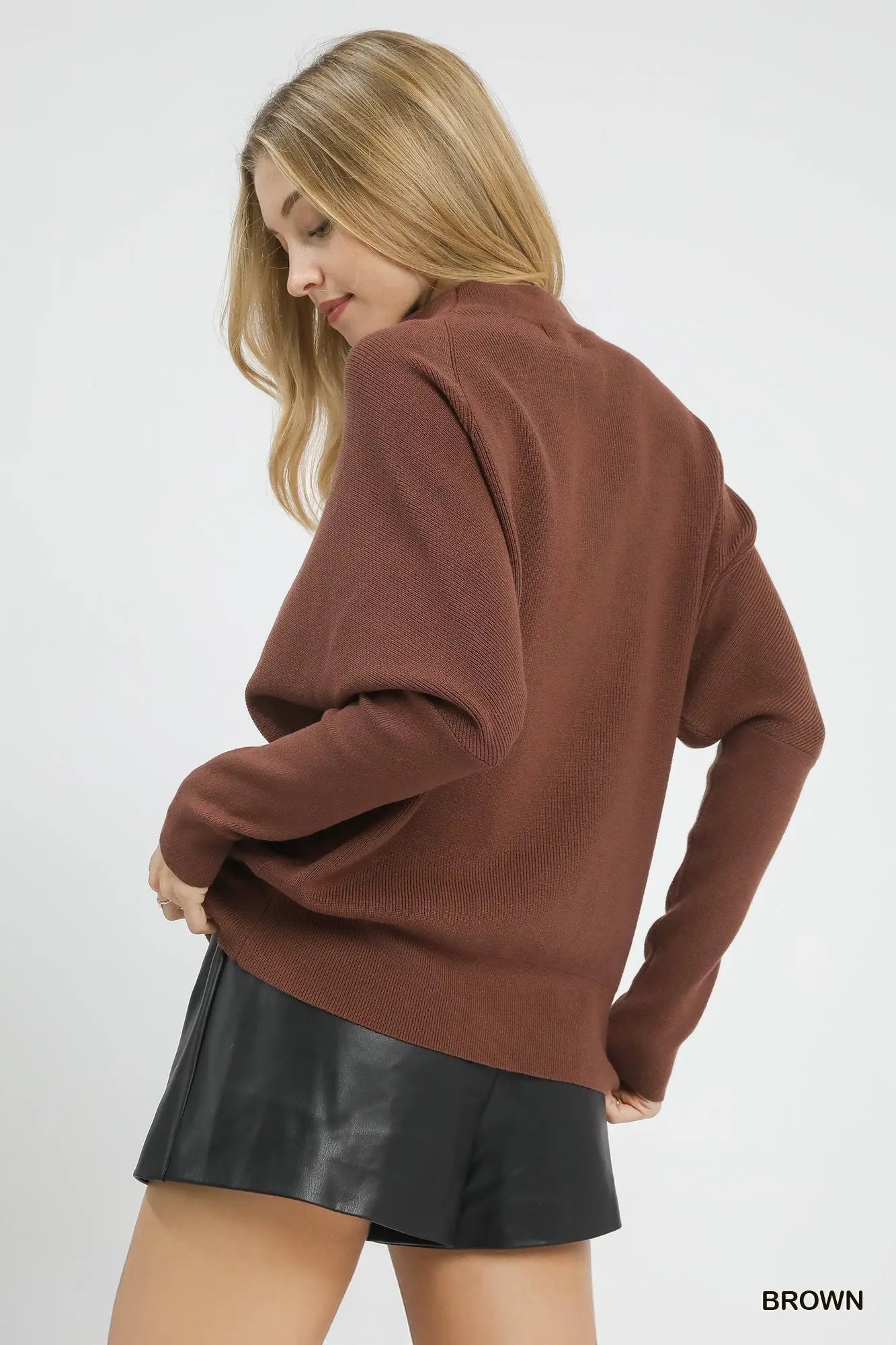 Umgee Cozy Knit Turtleneck Pullover
