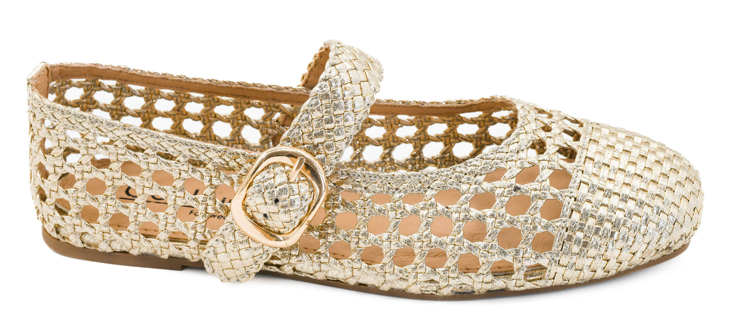 Corky’s Gold Mixed Feelings Flats