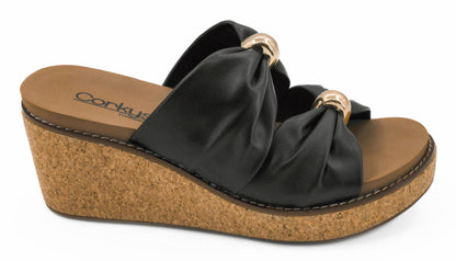 Corky’s Black Miss Understood Wedge