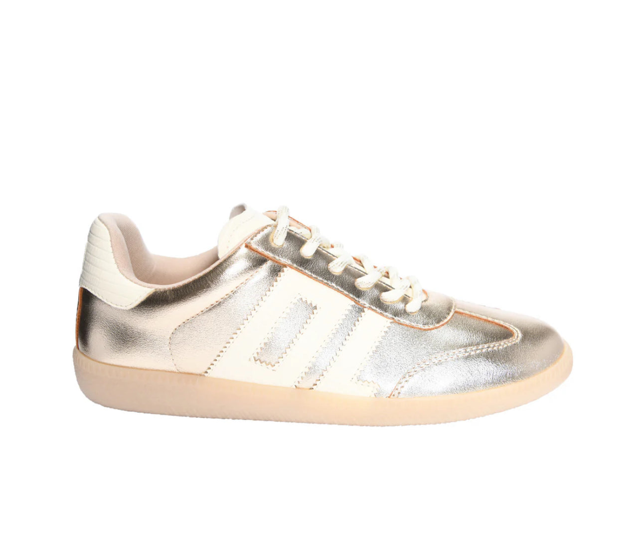 DL Metallic Gold Trackstar Sneakers