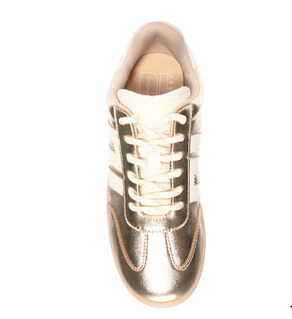 DL Metallic Gold Trackstar Sneakers