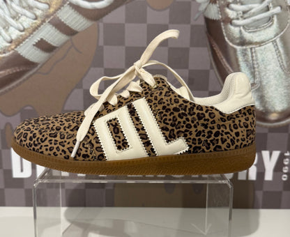 DL Leopard Trackstar Sneakers