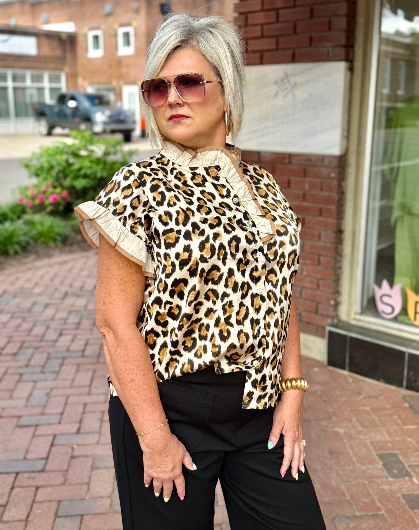 Jodifl Animal Print Top