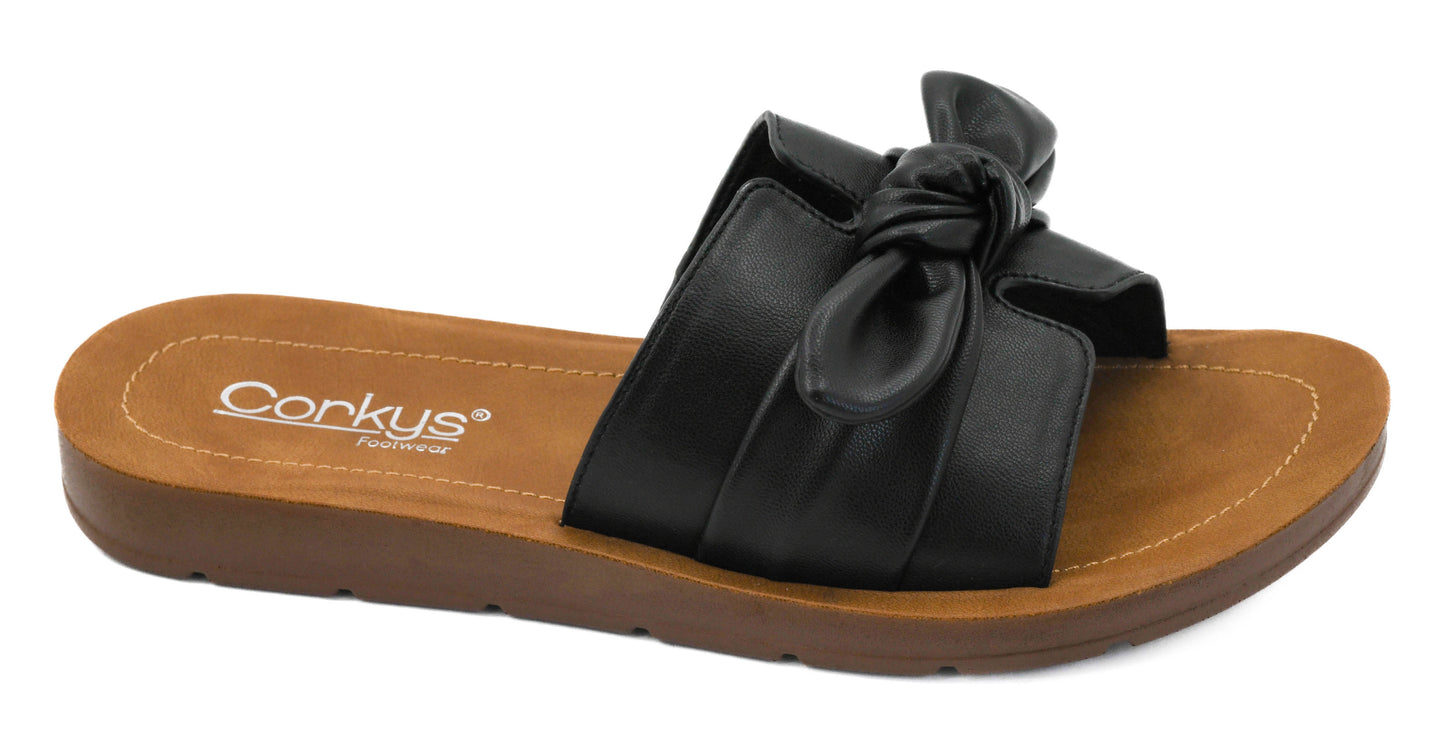 Corkys Black Too Cute Sandals