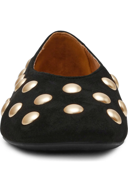 Dolce Vita Black Karma Studded Flats