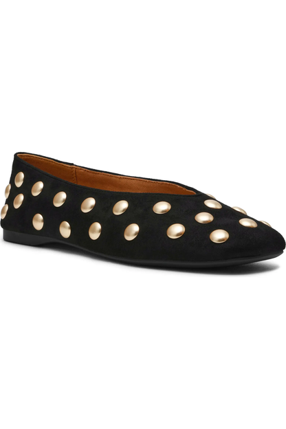 Dolce Vita Black Karma Studded Flats