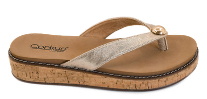 Corkys Gold Off The Deep End Sandal