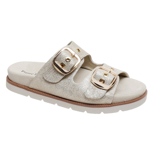 Pierre Dumas Gold Quinn Sandal