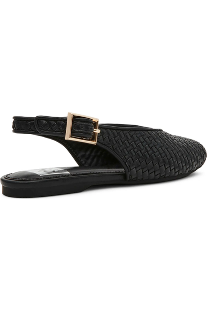 Dolce Vita Black Metty Slingback Flat