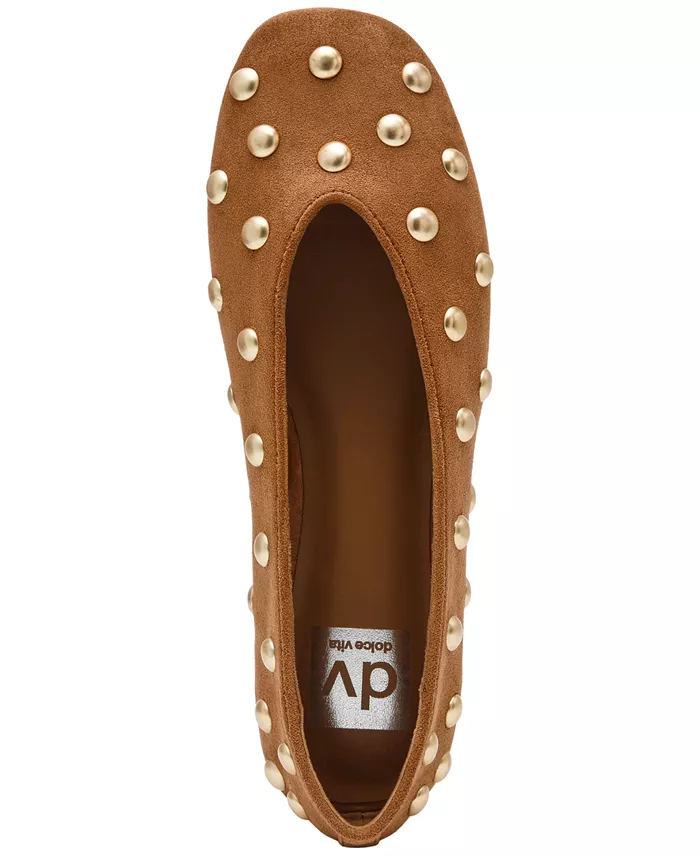 Dolce Vita Camel Karma Studded Flats