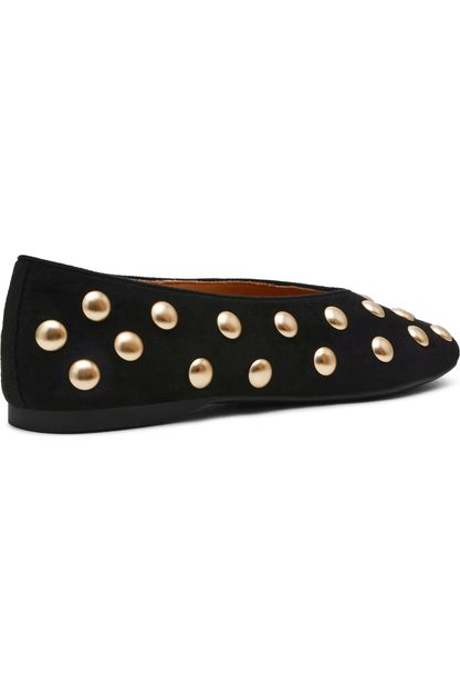 Dolce Vita Black Karma Studded Flats