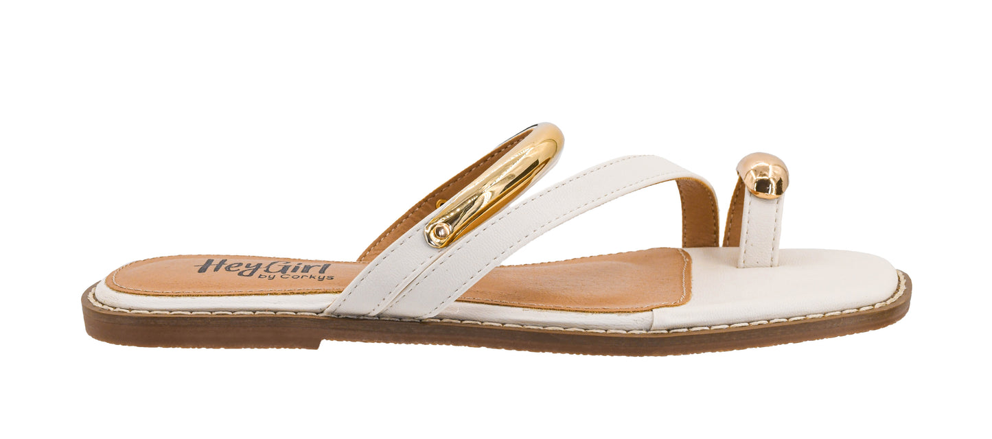 Corkys Ivory Dirty Looks Sandal