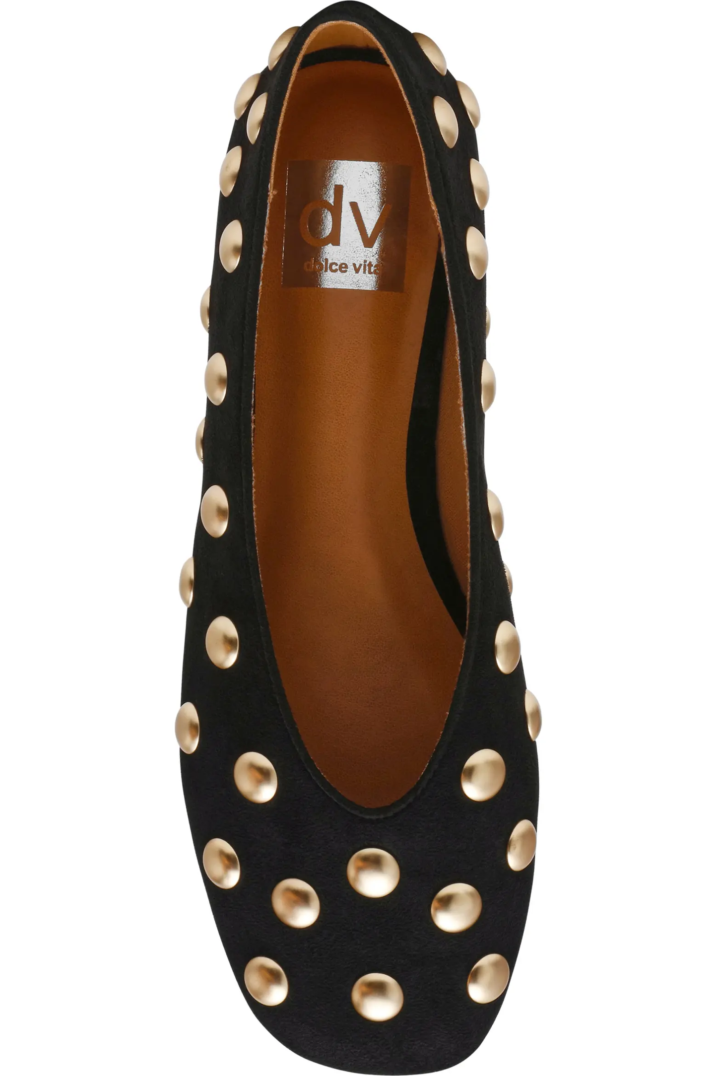 Dolce Vita Black Karma Studded Flats