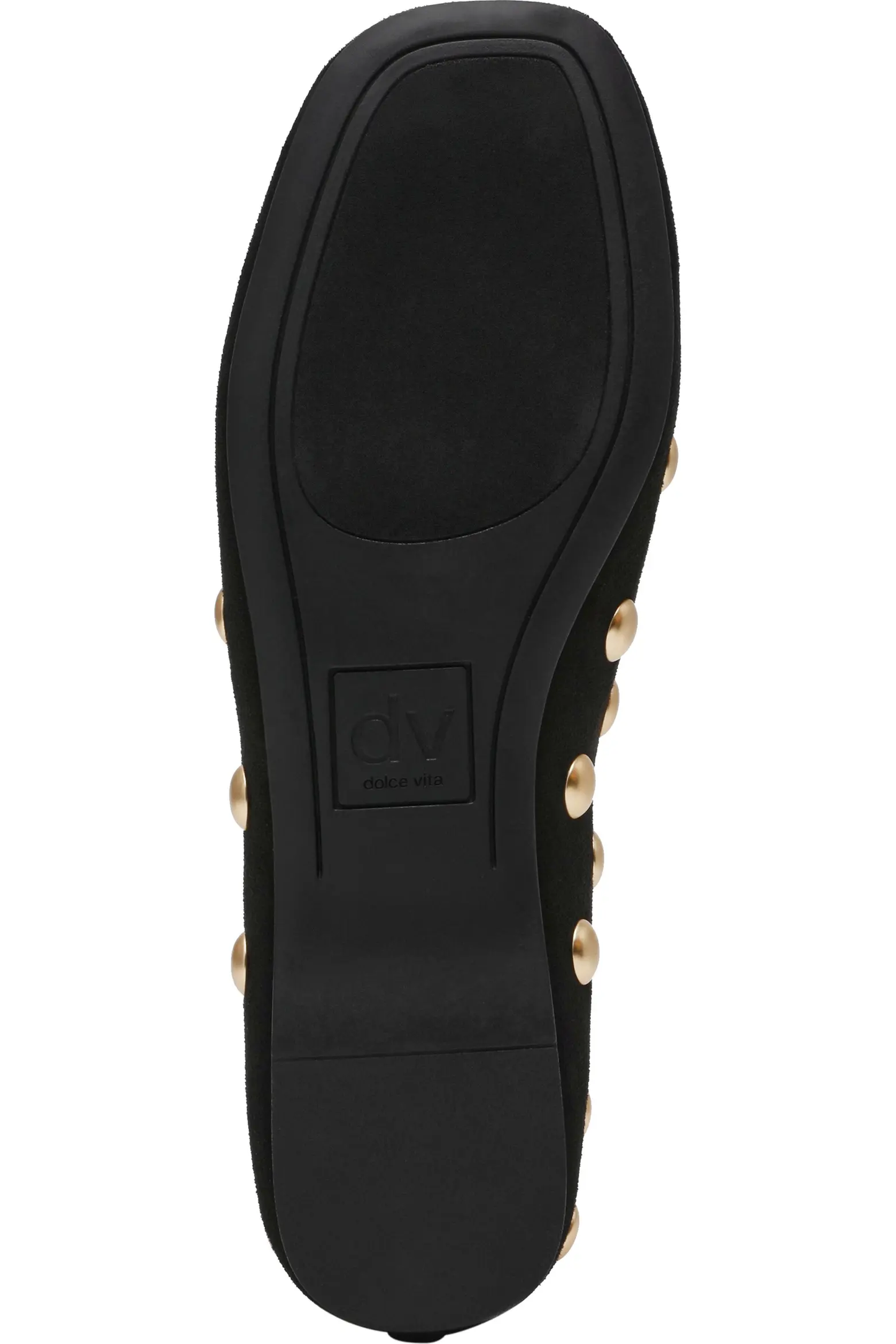 Dolce Vita Black Karma Studded Flats