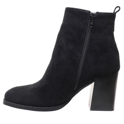 Pierre Dumas Black Cammy Ankle Boots