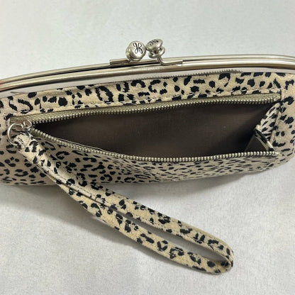 Hobo Mini Leopard Cora Large Frame Wallet