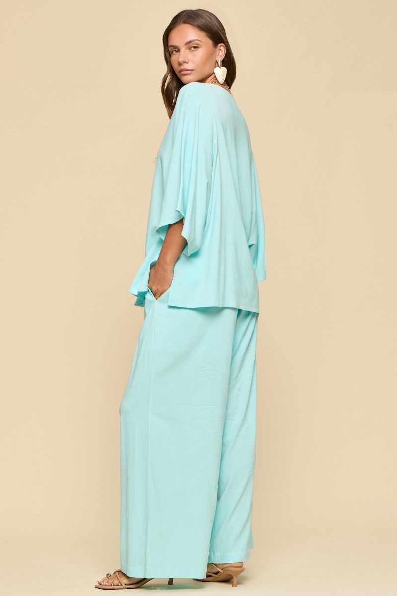 Dear Scarlett Plus Size Blue Vista Set