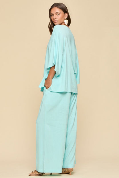 Dear Scarlett Plus Size Blue Vista Set