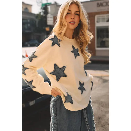 Midnight Comet Applique Top